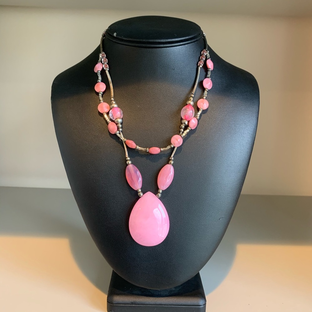 Layered Pink Necklace
